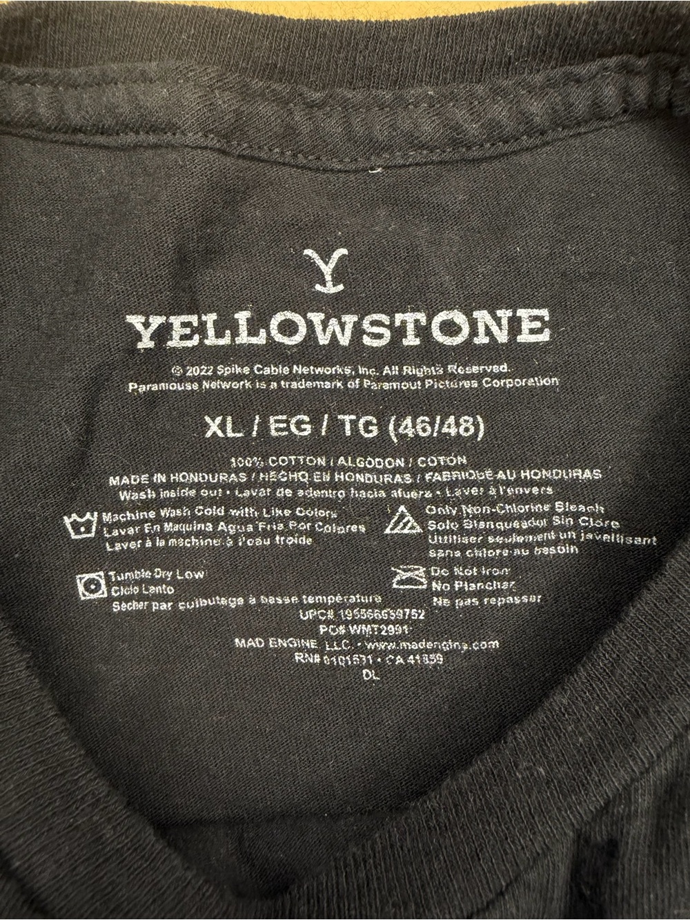 Yellowstone Graphic Tee - Black - Picture 3 of 5